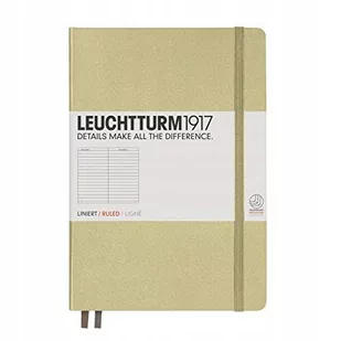 Leuchtturm 1917 notatnik Medium (A5), twarda okładka, 249 stron, Sand 354592 - Szkolne artykuły papiernicze - miniaturka - grafika 1