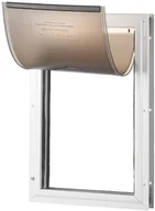 Pozostałe akcesoria dla kotów - Klapa drzwiczki dla psa XL na zamek magnesy rama aluminiowa do drzwi ścian - miniaturka - grafika 1