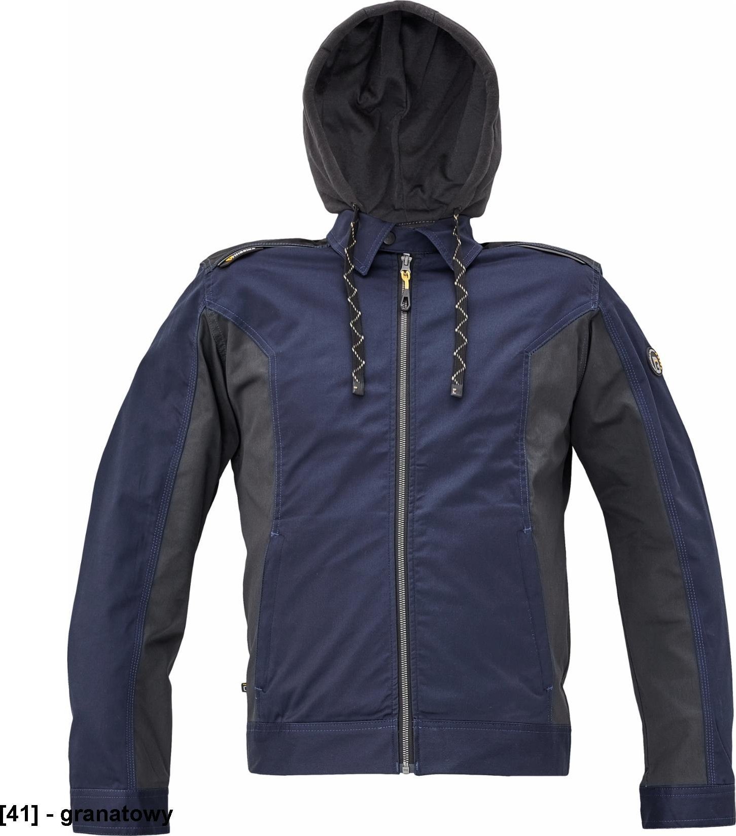 CERVA DAYBORO kurtka - męska, odczepiany kaptur, odblaskowe elementy, 100 % TRIFIBETEX - ciemnobrązowy 62