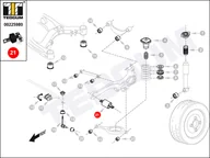 Wahacze - Silentblok wahacza TEDGUM 00225980 1566838 - miniaturka - grafika 1