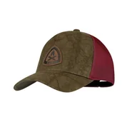 Czapki i chusty sportowe męskie - Czapka z daszkiem Buff Trucker Cap Lowney Khaki - miniaturka - grafika 1