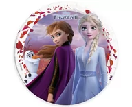 Urodziny dziecka - PROCOS DISNEY Talerzyki urodzinowe Frozen 2 - Kraina Lodu 2 - 23 cm - 8 szt. 91125 - miniaturka - grafika 1