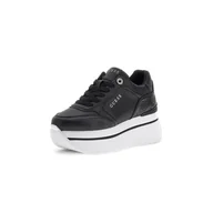 Półbuty damskie - Damskie Sneakersy GUESS CAMRIO FLPCAMFAL12-BLACK – Czarny - miniaturka - grafika 1