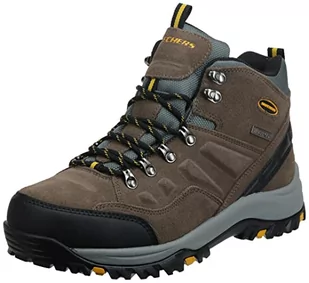 Skechers Relment Pelmo męskie buty trekkingowe, khaki Suede, 42.5 EU - Buty trekkingowe męskie - miniaturka - grafika 1