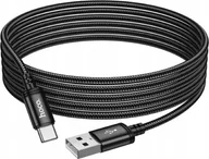 Kable USB - Kabel USB Hoco HOCO kabel USB A do Typ C 3A X91 3 m czarny - miniaturka - grafika 1