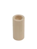 Świeczniki - ŚWIECZNIK OKRĄGŁY 14cm drewniany tealight DECOUPAGE świecznik do ozdabiania - miniaturka - grafika 1