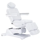 Fotele kosmetyczne - Fotel kosmetyczny elektryczny do salonu kosmetycznego pedicure regulacja 4 siłowniki Oliver - miniaturka - grafika 1