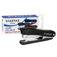 Zszywacze biurowe - Zszywacz Shark STK-280 M czarny - STARPAK - miniaturka - grafika 1