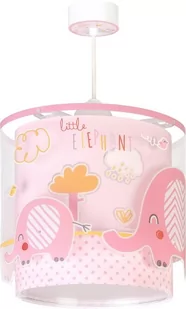 Dalber Elephant lampa wisząca 1-punktowa różowa 61332S 61332S - Lampy sufitowe - miniaturka - grafika 1