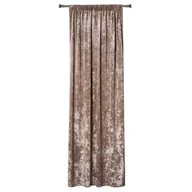 Zasłony - Zasłona na taśmie FROSTY 140 x 260cm, cappuccino - miniaturka - grafika 1