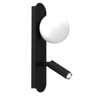 Lampy ścienne - Kinkiet Sirio Mlp8404 2Xg9 Czarny/Biały - miniaturka - grafika 1