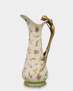 Porcelanowy Dzbanek z Syreną Kremowy - Zabawki kreatywne - miniaturka - grafika 1
