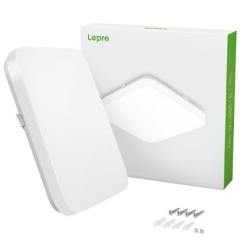 Lampa Sufitowa Plafon Led do Łazienki 24W 2400LM 23x23x5.5cm Panel IP44