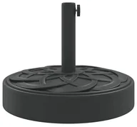 Parasole ogrodowe - Czarna zdobiona podstawa do parasola D0-M86 - miniaturka - grafika 1