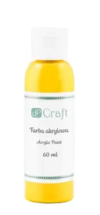 Farba akrylowa ciemnożółta 60ml - Dalprint - Przybory szkolne - miniaturka - grafika 1