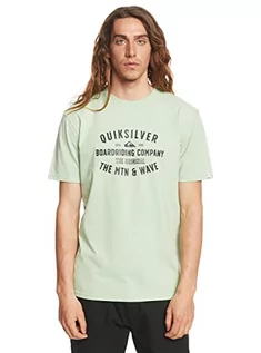 Koszulki męskie - Quiksilver Koszulka męska Zielona S - grafika 1