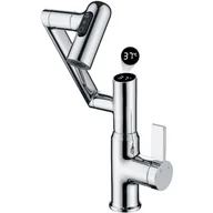 Baterie kuchenne - Bateria łazienkowa z inteligentną regulacją temperatury, bateria umywalkowa do łazienki, bateria kuchenna (chrom) - miniaturka - grafika 1