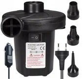 Akcesoria do basenów - Elektryczna Pompka 2w1 do Materaca Basenu Piłki 50W 12V/230V + 3 końcówki Pontonu Piłki - miniaturka - grafika 1