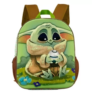 Plecak przedszkolny 3D Star Wars Baby Yoda - Plecaki szkolne i tornistry - miniaturka - grafika 1