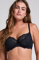 Biustonosze - Hunkemöller Biustonosz nieusztywniany z fiszbinami Marine Czarny - miniaturka - grafika 1