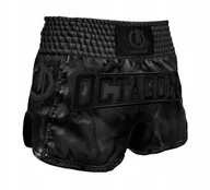 Kimona, stroje i obuwie - Octagon Spodenki Muay Thai Legion Future Premium Czarne/czarne XL - miniaturka - grafika 1