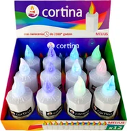 Lampiony i znicze - WKŁAD DO ZNICZA WKŁADY ZESTAW 12 SZT ZMIENIAJĄCY KOLORY RUCHOMY PŁOMIEŃ 90DN - miniaturka - grafika 1