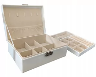 Szkatułka Pudełko Organizer Biżuterię Kolczyki G31 - Biżuteria - akcesoria - miniaturka - grafika 1