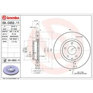 Tarcze hamulcowe - Tarcza hamulcowa BREMBO 09.C652.11 - miniaturka - grafika 1