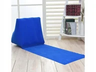 Torebki damskie - Mata plażowa z dmuchanym oparciem Kolor Niebieski - miniaturka - grafika 1