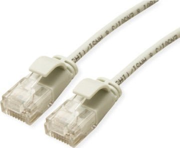 Roline ROLINE GREEN UTP patchkabel Cat.6A Class EA, LSOH, extra dun, grijs, 3 m