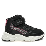 Buty dla dziewczynek - Śniegowce Geox Mid Easy Entry J46M2D 054FU C9231 M Czarny - miniaturka - grafika 1