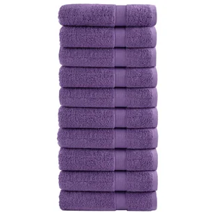 vidaXL Ręczniki kąpielowe, premium, 10 szt., 100x150 cm, bawełna 100% - Ręczniki - miniaturka - grafika 1
