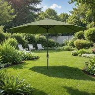 Parasole ogrodowe - Parasol ogrodowy uchylny butelkowa zieleń 300 cm - miniaturka - grafika 1