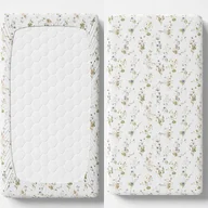 Prześcieradła dla dzieci - PRZEŚCIERADŁO BAMBUSOWE Z GUMKĄ DO ŁÓŻECZKA 60x120 ODDYCHAJĄCE - FERETTI - miniaturka - grafika 1