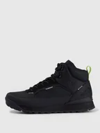 Buty zimowe męskie - 4F Buty przejściowe HEX skórzane męskie - czarne 46 - miniaturka - grafika 1