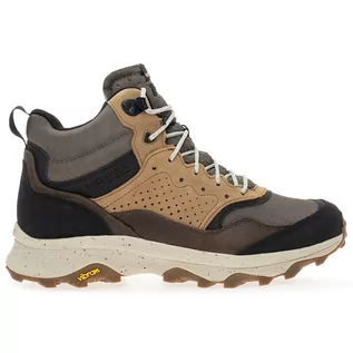 Buty zimowe męskie - Buty Merrell Speed Solo Mid WP J004533 - brązowe - grafika 1