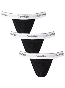 Calvin Klein Stringi męskie, Czarny, czarny, czarny, XL - Majtki damskie - miniaturka - grafika 1