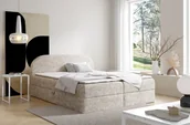 Łóżka - Łóżko kontynentalne Moon Box 200x200 - miniaturka - grafika 1