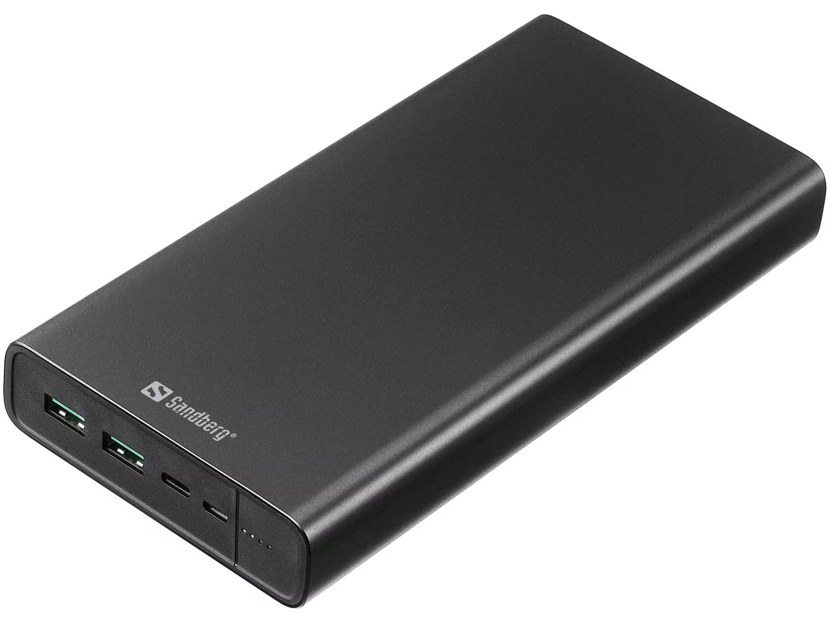 Sandberg Powerbank USB-C PD 100W 38400 Powerbank - Czarny - 420-63