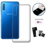 Etui i futerały do telefonów - Etui przezroczyste 1mm do Samsung Galaxy A7 2018 obudowa +folia hydrożelowa - miniaturka - grafika 1