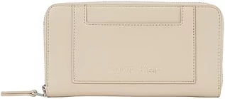 Portfele - Calvin Klein Damski zestaw CK z zamkiem błyskawicznym wokół dużych portfeli, Doeskin, jeden rozmiar, Doeskin, Rozmiar Uniwersalny - grafika 1