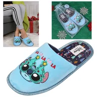 Kapcie damskie - DISNEY Stitch Kapcie/papcie świąteczne, damskie kapcie+ woreczek ozdobny 36-37 EU - miniaturka - grafika 1