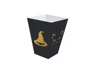 Opakowania i torebki na prezenty - Pudełka Na Popcorn Czarownica I Kot 6 Szt - miniaturka - grafika 1