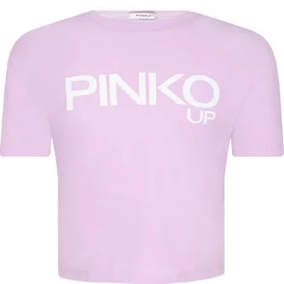 Koszulki męskie - Pinko UP T-shirt JERSEY | Cropped Fit - grafika 1