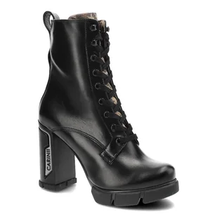 Carinii, Botki, B8509_-E50-M60-000-E36 Czarny, rozmiar 38 - Botki damskie - miniaturka - grafika 1