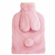Termofory - Pink, termofor w pokrowcu, różowy króliczek, 2 l, 1 sztuka - miniaturka - grafika 1