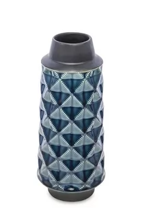 Art Pol Wazon ceramiczny 27,5 x 11,5 x 11,5 cm (granatowy) - Wazony i flakony - miniaturka - grafika 1