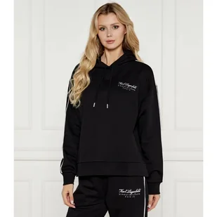 Karl Lagerfeld Bluza Hotel Oversize fit - Bluzy damskie - miniaturka - grafika 1