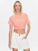 Koszulki i topy damskie - Roxy T-Shirt Noon Ocean ERJZT05490 Pomarańczowy Regular Fit - miniaturka - grafika 1