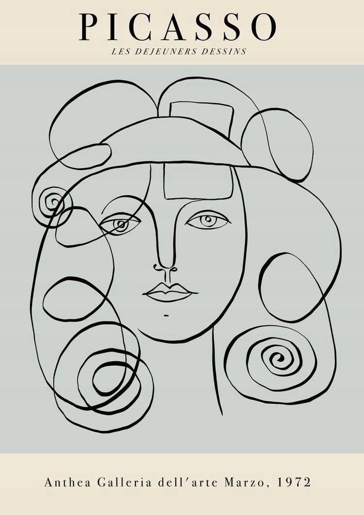 PODKŁADKA POD MYSZ Z Nadrukiem 22x18 cm Pablo Picasso Tekst Prezent